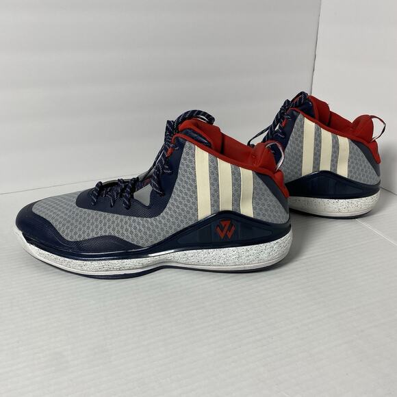 Adidas‎ John Wall 1 Gray Basketball Mens Shoes 13 Sneakers Athletic High Top Sig main image 7